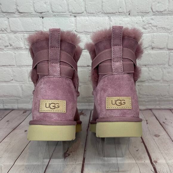 Ugg Urchin Flex Bailey Mini Suede Shearling Boots Women’s Size 7 (S/N 1121622) - Picture 8 of 10